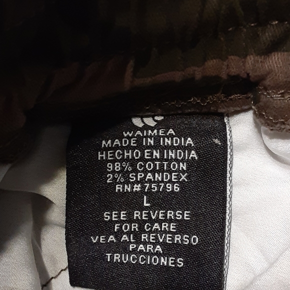 🆕️Waimea NWT Unisex Large Camouflage Jogger Pants - Picture 7 of 11